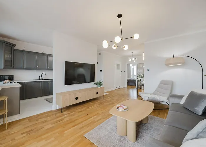 Scandi Elegance By Kramm - Przy Malcie Lägenhet *